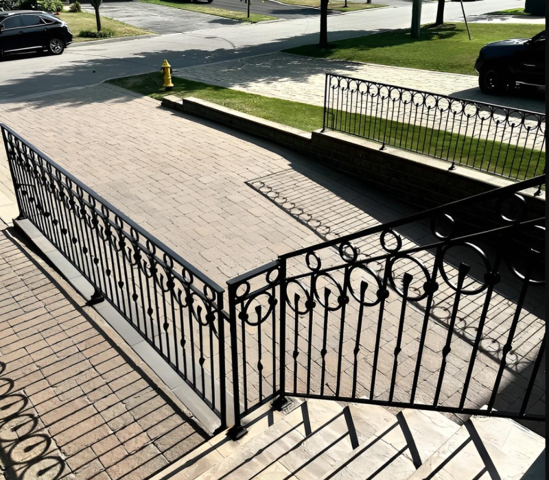 2-Residential -install Metal Rails