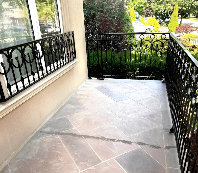 Residential - metal rails